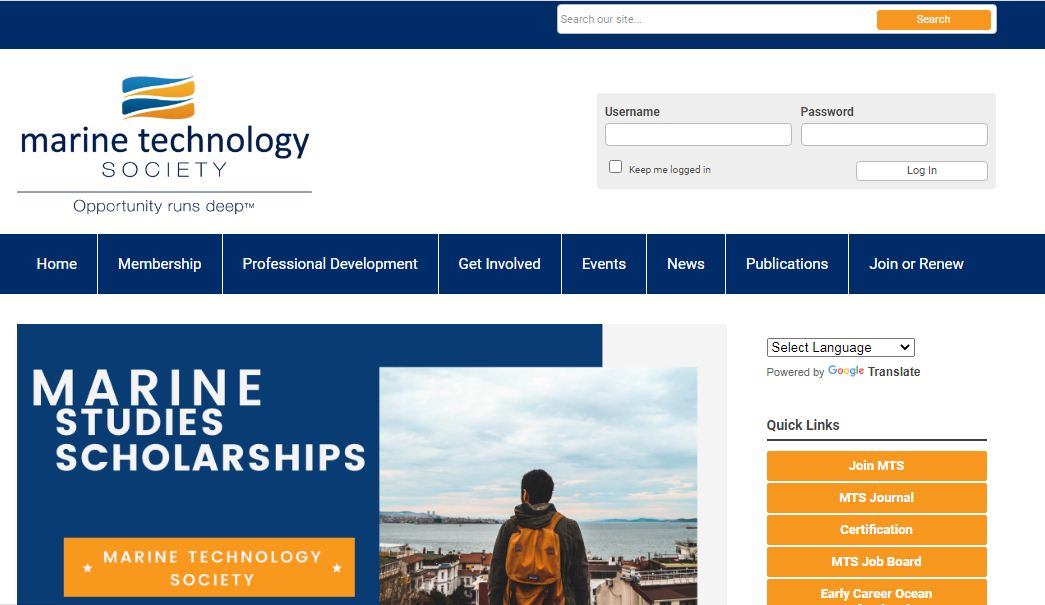 Scholarships for Marine Biology