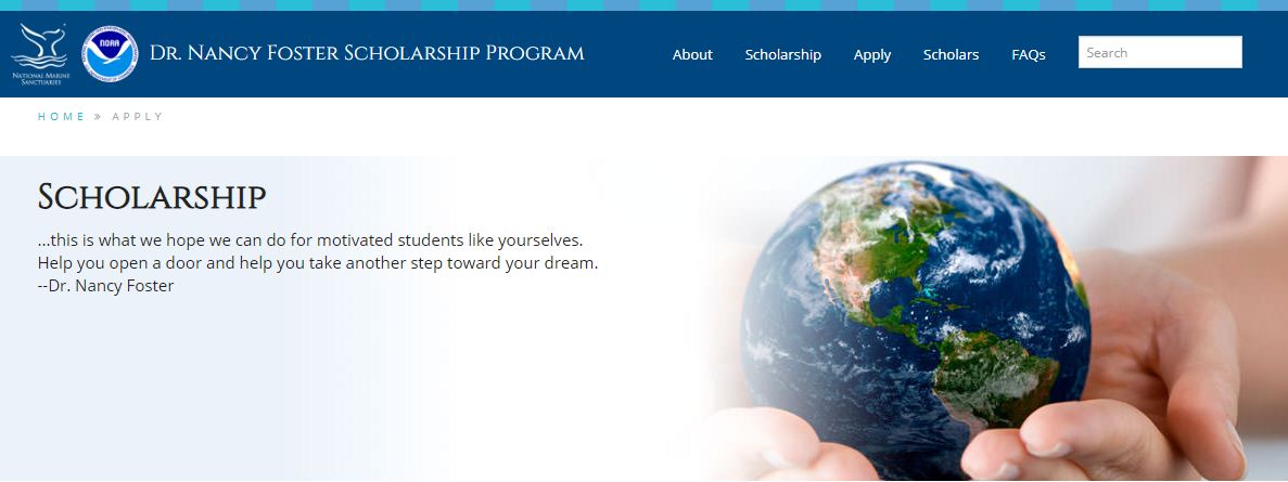 Scholarships for Marine Biology