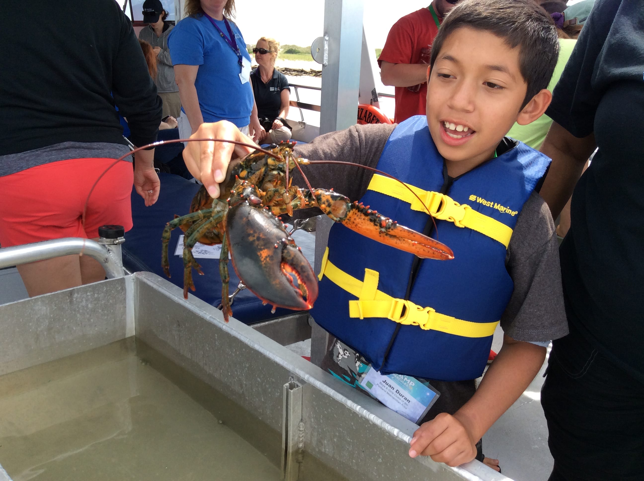 Club kids visit East Coast for exclusive Sea Immersion Marine Biology