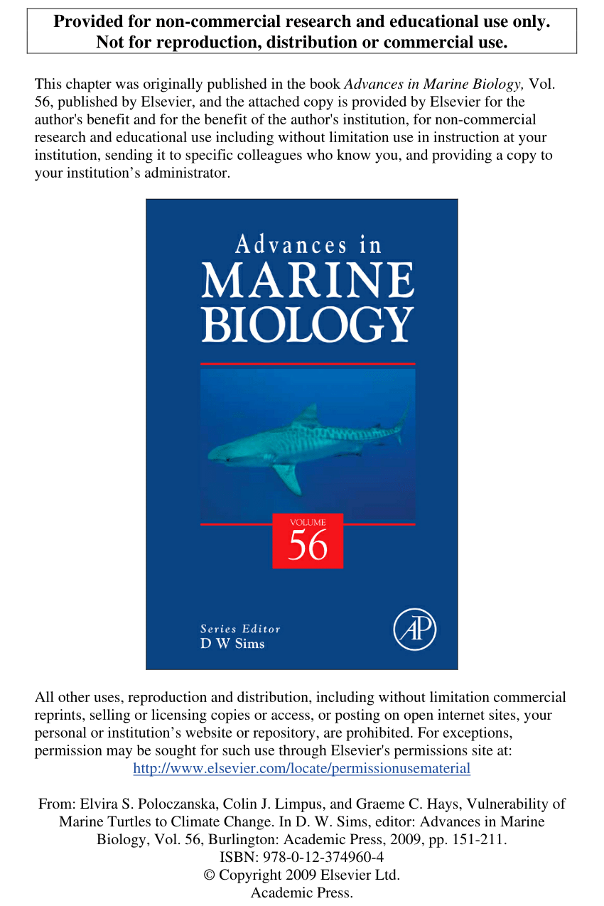 (PDF) Advances in Marine Biology