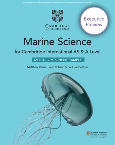 Marine Science Executive Preview by Cambridge University Press